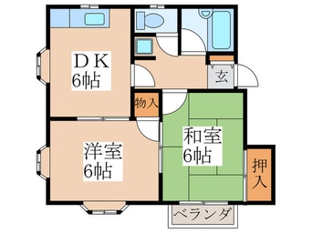 間取図 オレンジコート