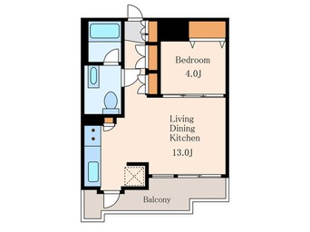 間取図 フリ－ディオ西麻布（702）