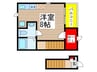 カ－サ・ソレイユ 1Rの間取り