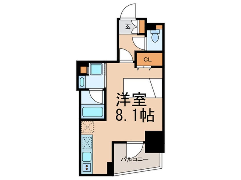 間取図 ロイジェントパークス四ツ谷