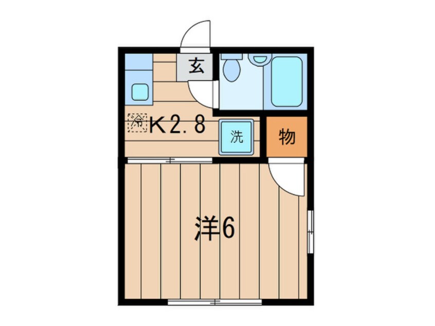 間取図 シティハイム・グル－ラＢ棟