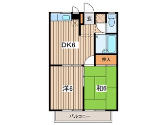 間取図 エステ－トピア多摩