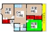 ブライトンＢ 3DKの間取り