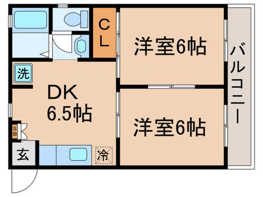 間取図 グリーンヴィレッジ