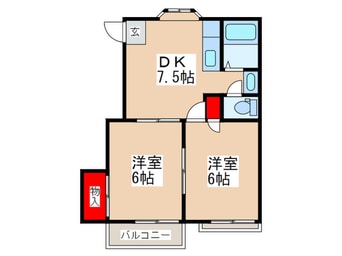 間取図 ホワイトクレスト