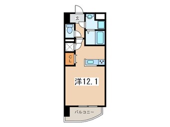 間取図 リシェス中屋