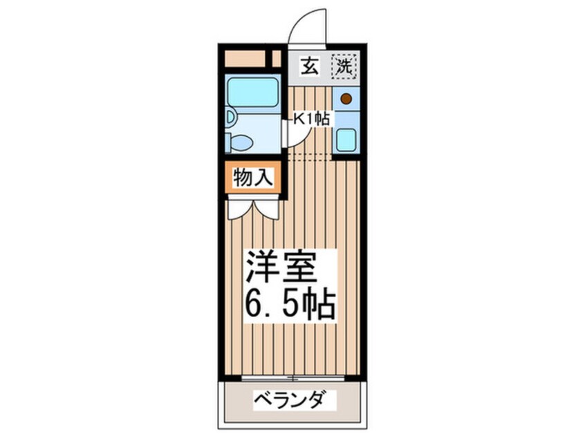 間取図 ﾍﾞﾙﾒｿﾞﾝ中山