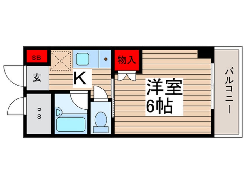 間取図 Ｍｙｏｋｅｎ北小金３