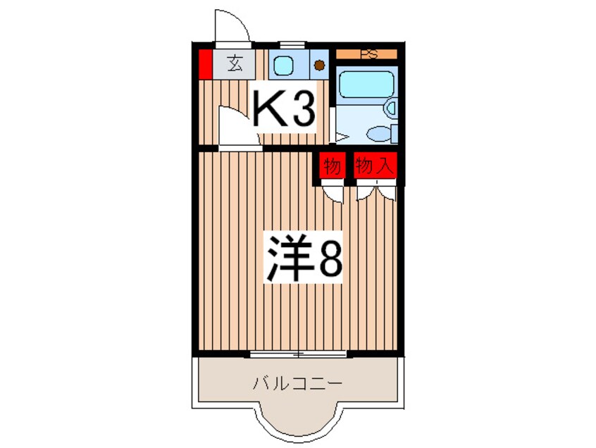 間取図 平勲ハイツⅡ号館