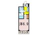 KDXレジデンス上石神井 1Kの間取り