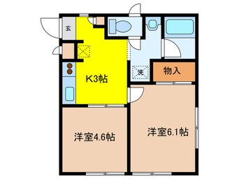 間取図 サニ－コ－ト桧木Ｇ棟