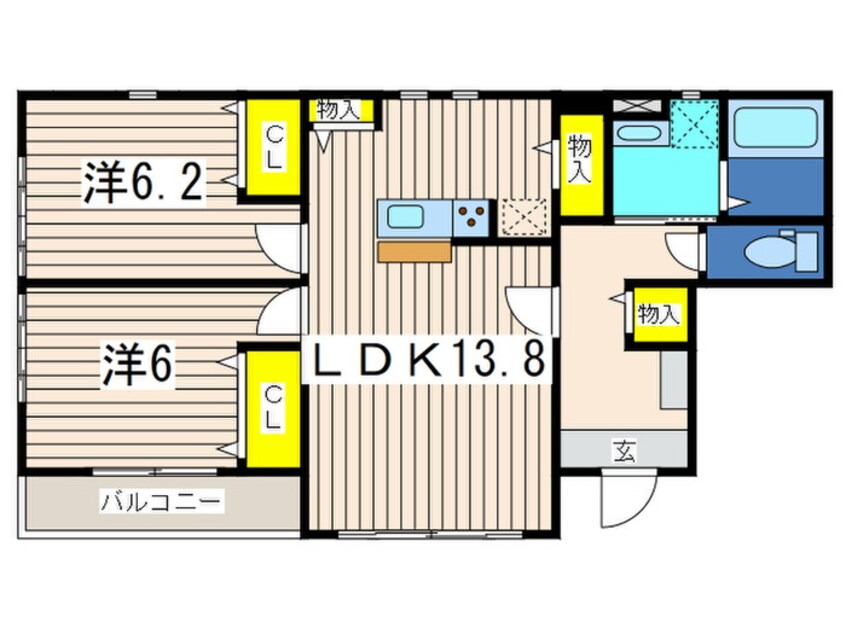 間取図 リヴェ－ル