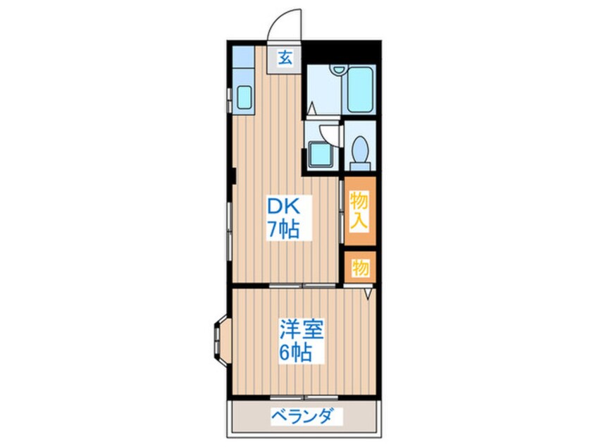 間取図 ハイツプリズムＣ