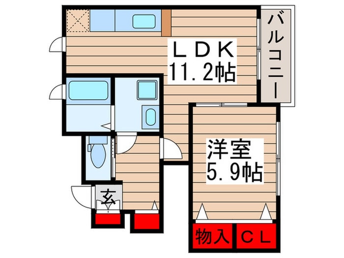 間取り図 ブロ－ドシティＡ棟