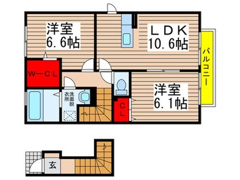 間取図 カサヴェールⅡ