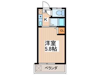 間取図 コーポオマタ