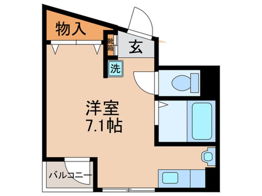 間取図 ラ・カシ－タ大倉山