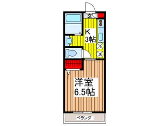 間取図 ハイツラピス