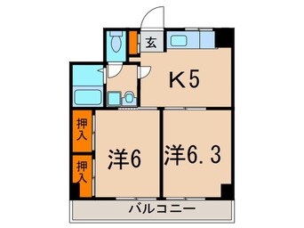 間取図 ザ３・４・４ビル