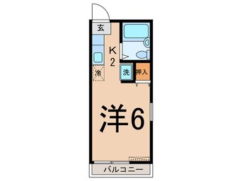 間取図 シャンブルシオンB棟