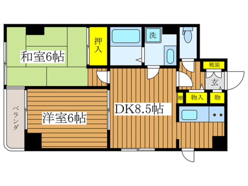 間取図 ロアド－ル上石神井