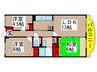 ルシーダ勝田台 3LDKの間取り
