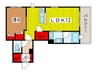 ＬＵＦＴ　ＧＡＲＤＥＮＳ 1LDKの間取り
