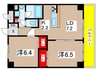 エピド－ル稲田堤 2LDKの間取り