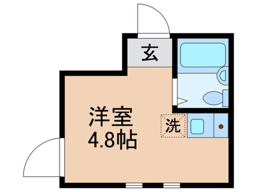 間取図 バール落合