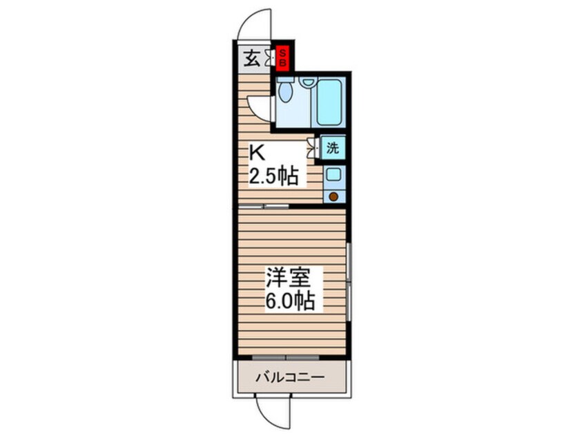 間取図 モナ－クマンション高砂(110)