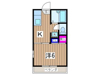 間取図 グリ－ンハイツ