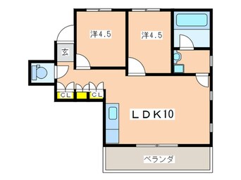 間取図 本牧原壱番館