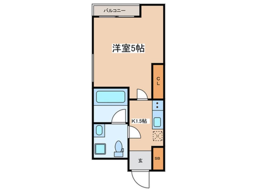 間取図 La luce karasuyama
