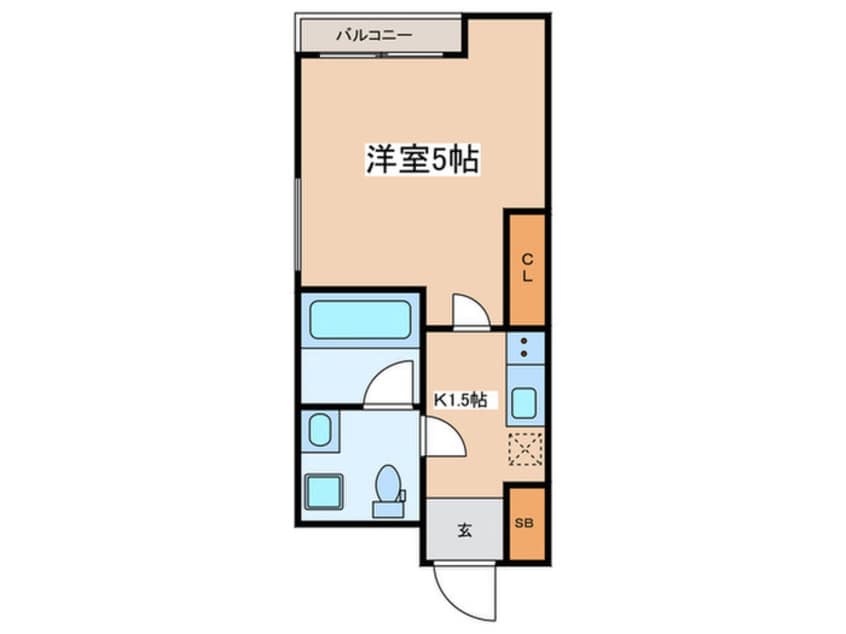 間取図 La luce karasuyama
