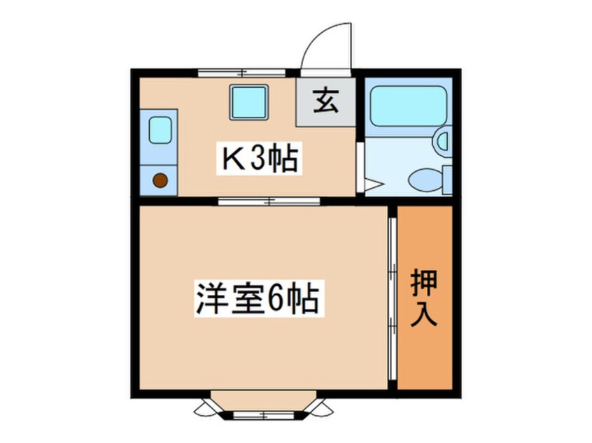 間取図 ハイツ恵