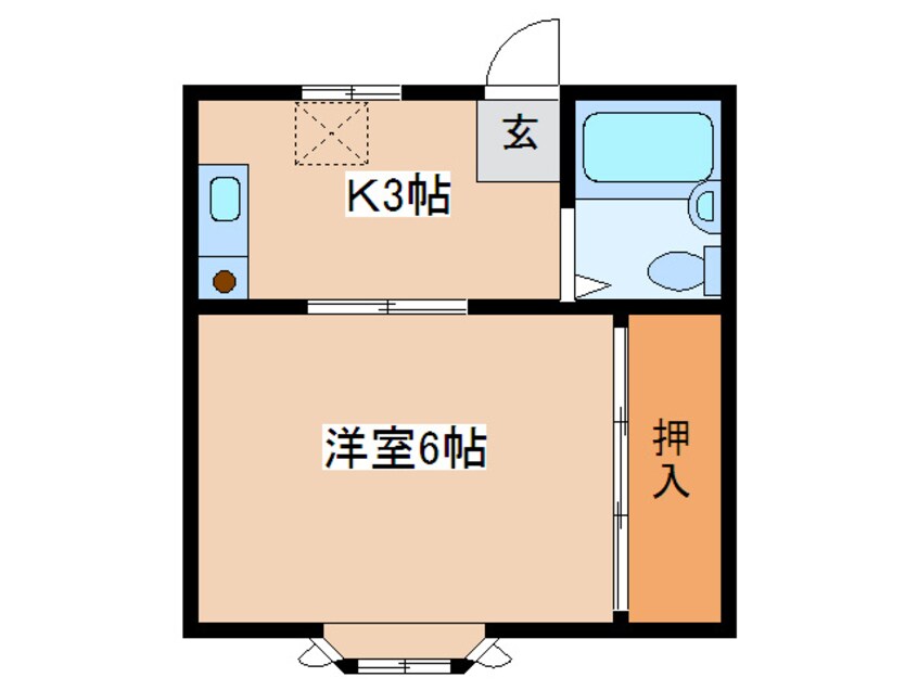 間取図 ハイツ恵