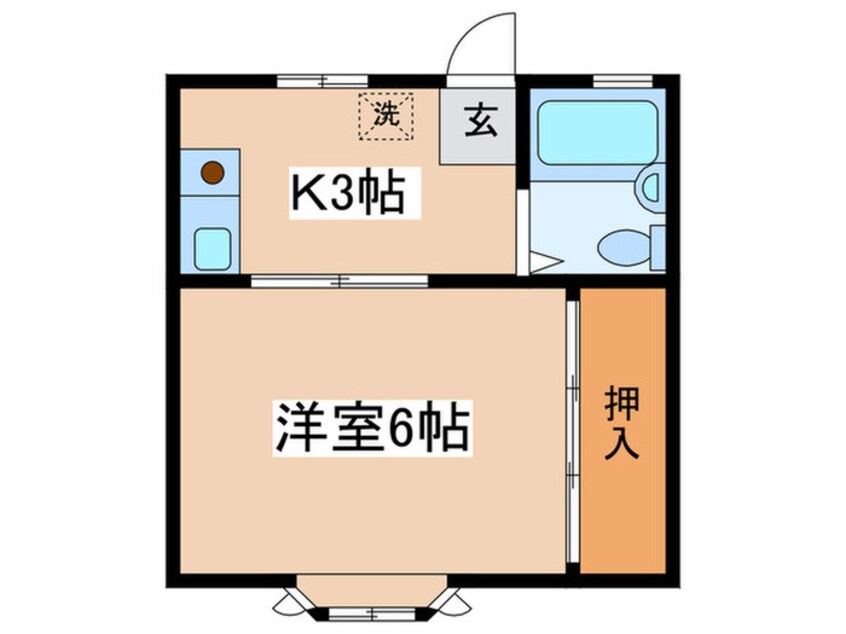 間取図 ハイツ恵