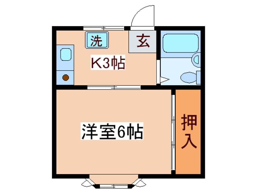 間取図 ハイツ恵