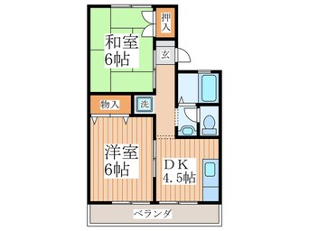 間取図 セジュ－ルＱ