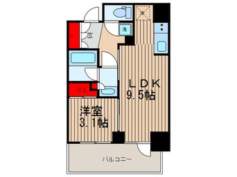 間取図 パークアクシス本所吾妻橋