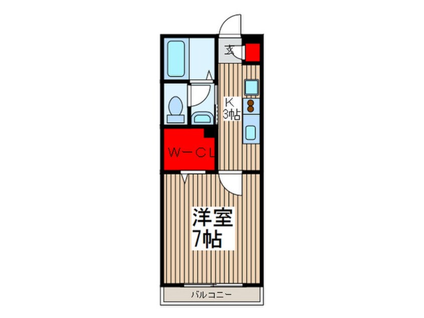 間取図 フローラ東大宮