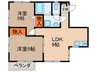タカノヒルズ 2LDKの間取り