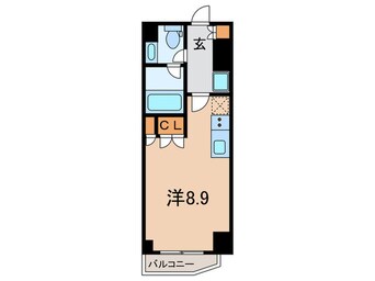 間取図 パークハビオ新橋