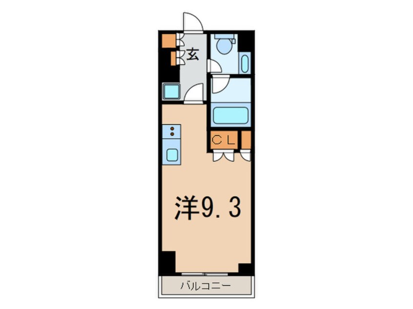 間取図 パークハビオ新橋