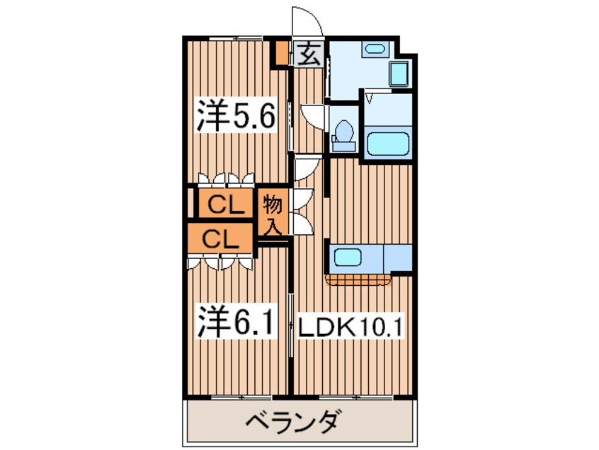 間取図 プラザ・シフォレⅠ