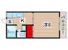 ファミーユベル 1Kの間取り