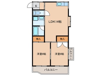 間取図 ハレーちとせ