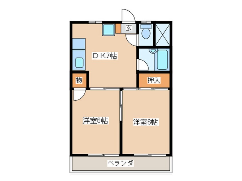 間取図 ウィリアムヒルズ本厚木