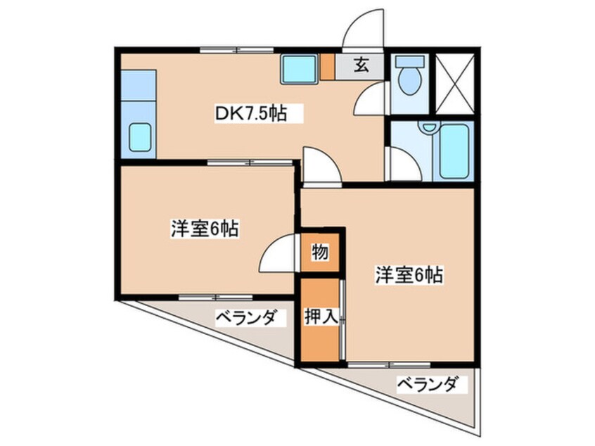 間取図 ウィリアムヒルズ本厚木