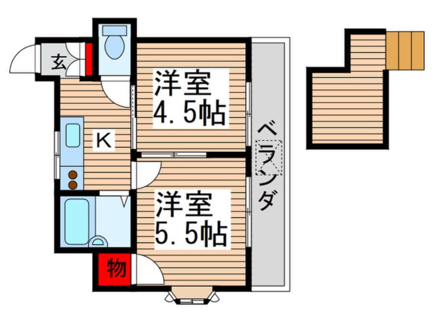 間取図 リ－フコ－トＡ棟
